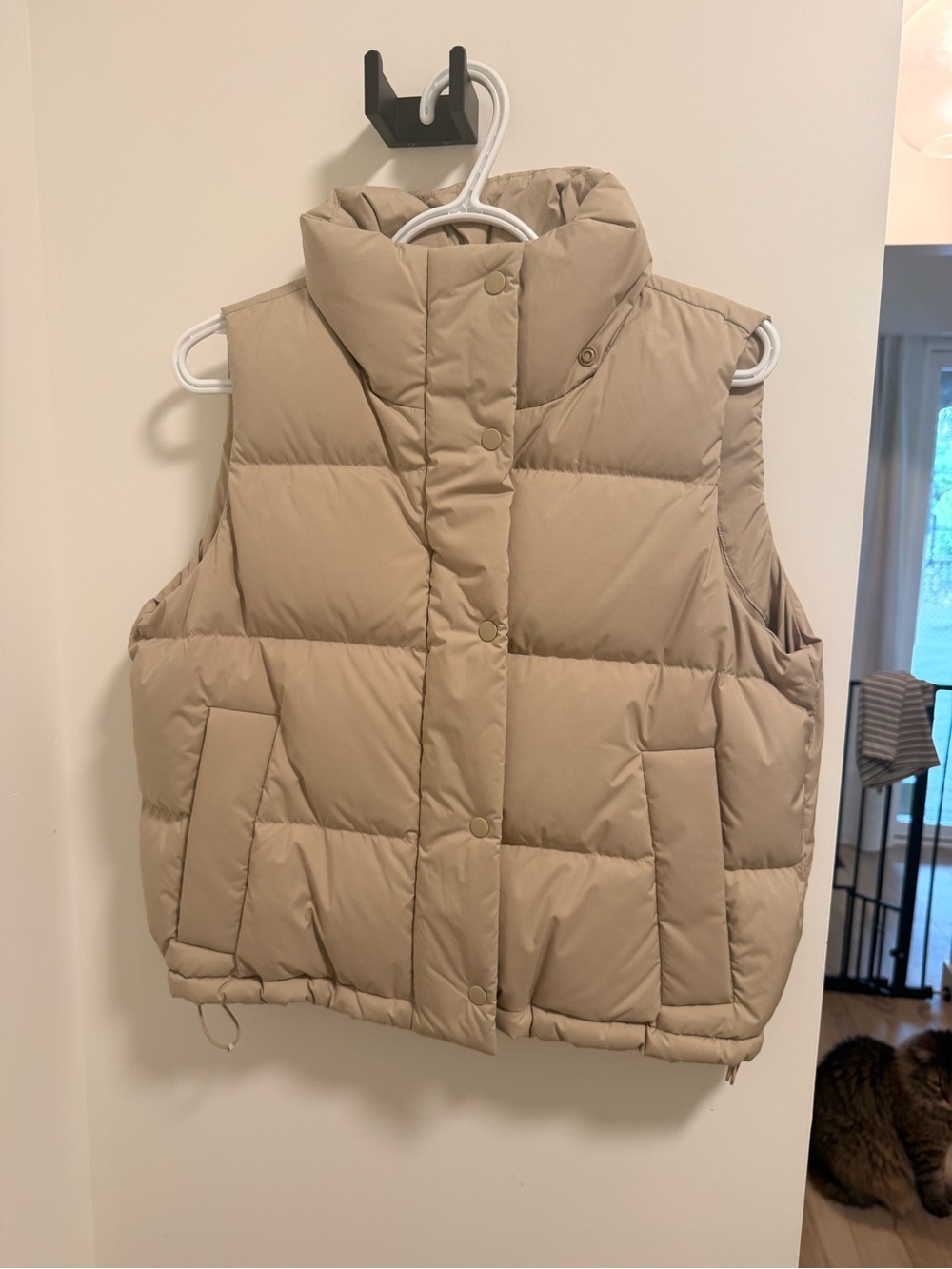 lululemon athletica Quilted Puffer Vest in Beige